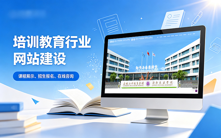 J9官方网站教育培训行业官网建设_学校培训机构网站设计制作